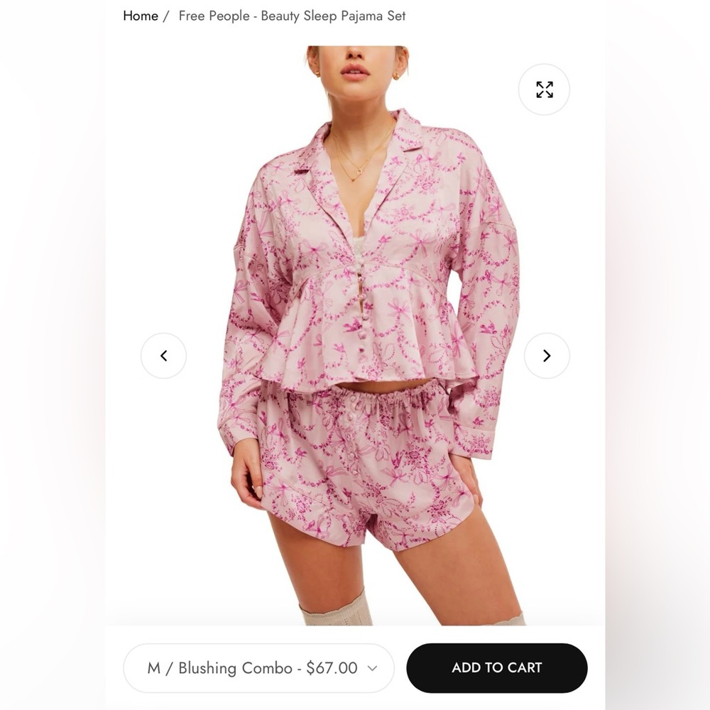 Free People Women's Beauty Sleep Pajama Set